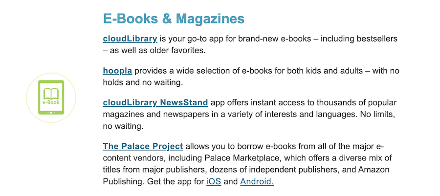 Library apps